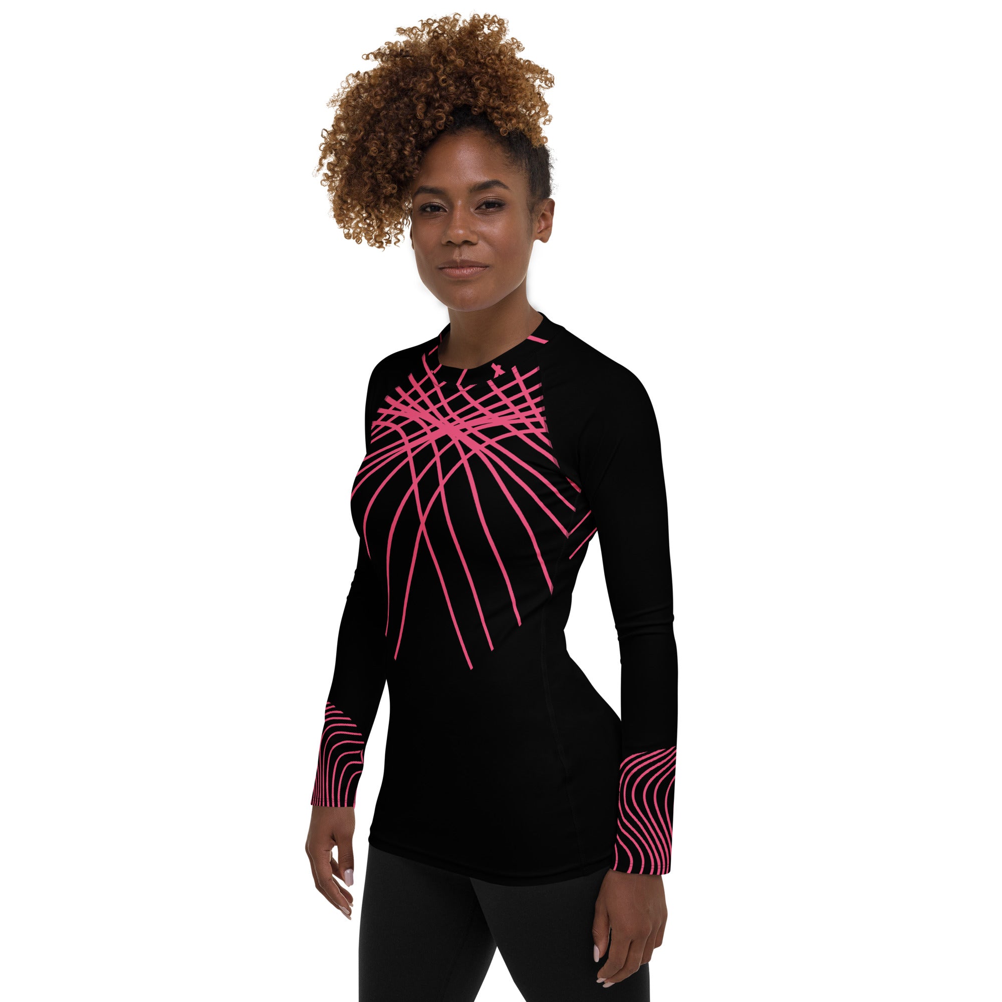 long-sleeved-top-gym-yoga-fitness-running-dance-top-black-viva-magenta-rash-guard-ripplefx-wickedyo4